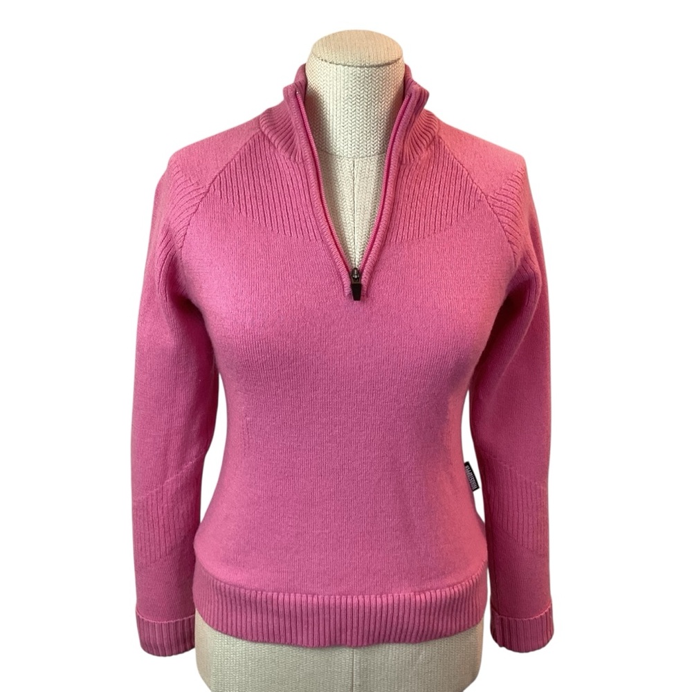 SUNICE Windstopper 1/4 Zip Wool Biking Sweater Womens Medium